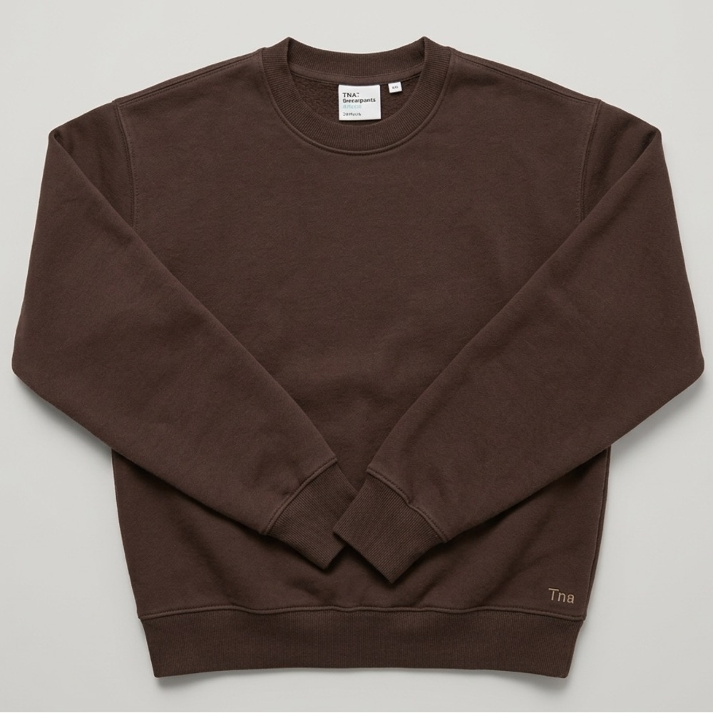 TNA Dark Brown Crewneck Sweatshirt